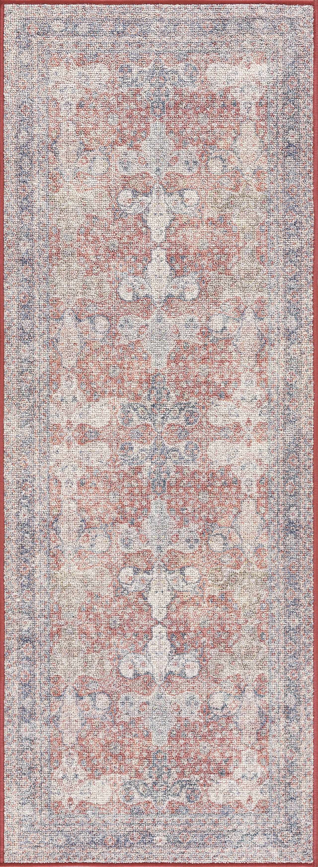 Ambre Washable Area Rug | Distressed Traditional Oriental Design – Hauteloom
