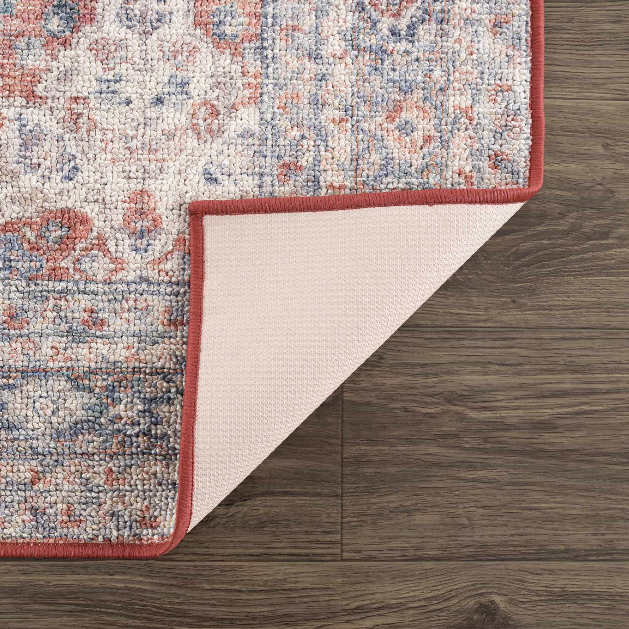 Ambre Washable Area Rug | Distressed Traditional Oriental Design – Hauteloom