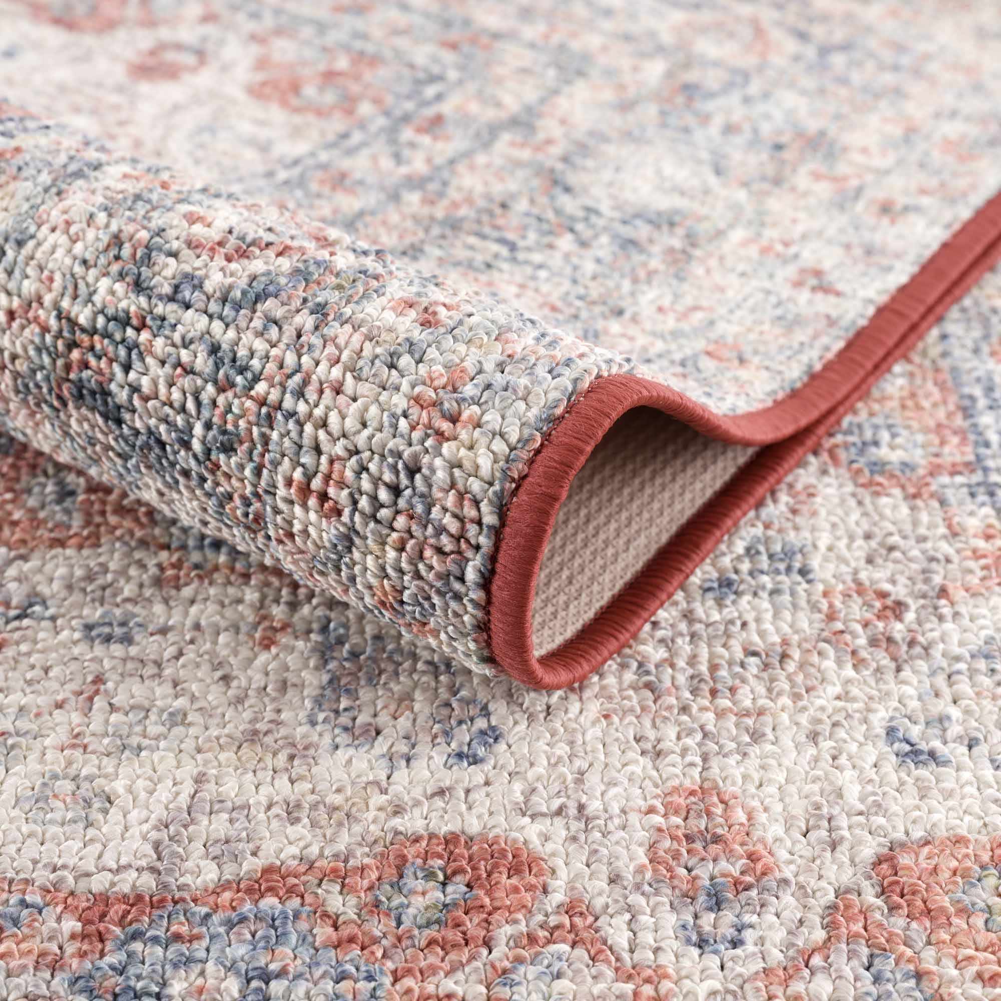 Ambre Washable Area Rug | Distressed Traditional Oriental Design – Hauteloom