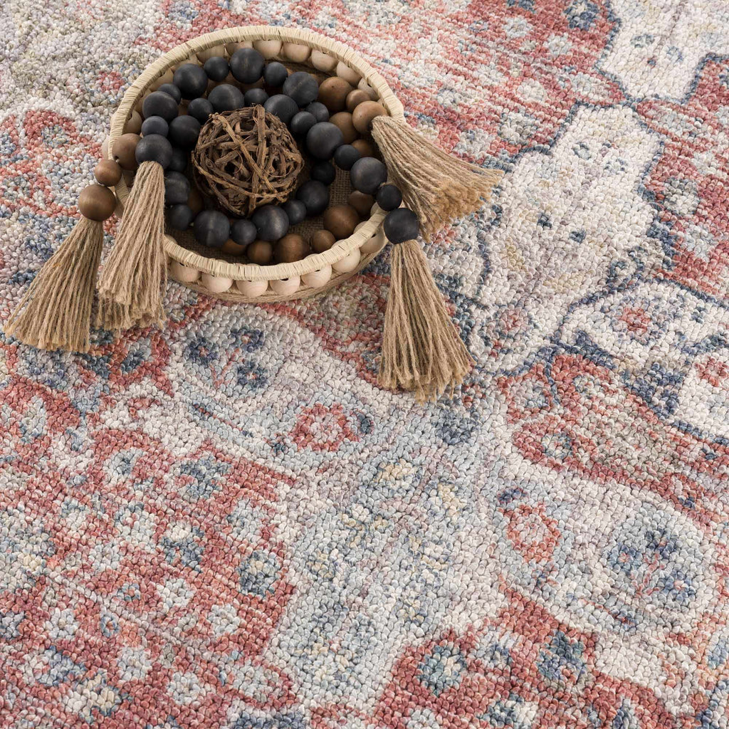 Ambre Washable Area Rug | Distressed Traditional Oriental Design – Hauteloom