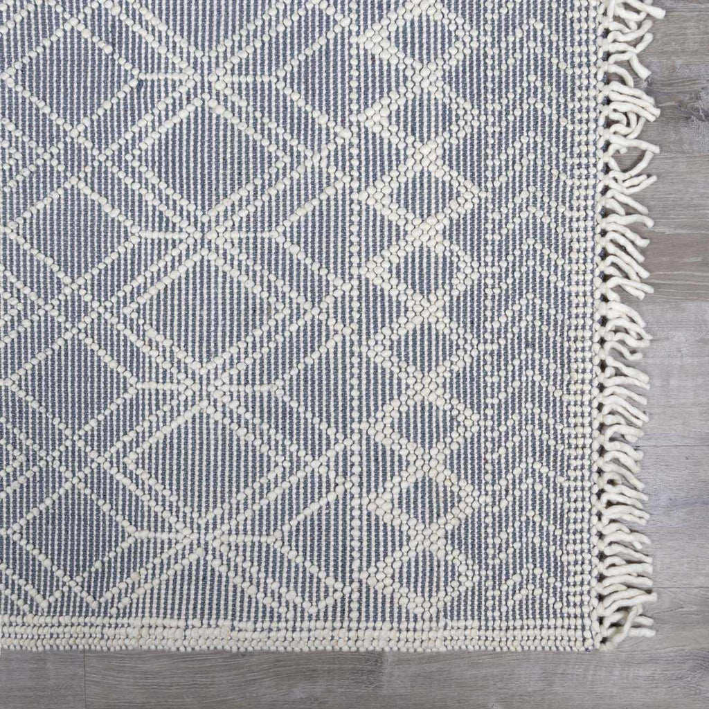 Ramsbury Trellis Wool & Cotton Area Rug