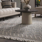 Ramsbury Trellis Wool & Cotton Area Rug
