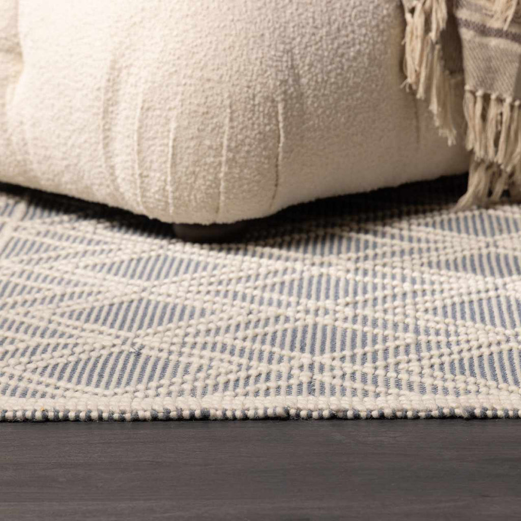 Ramsbury Trellis Wool & Cotton Area Rug