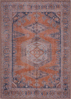 Taber Burnt Orange Area Rug