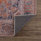 Taber Burnt Orange Area Rug