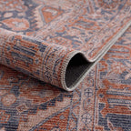 Taber Burnt Orange Area Rug