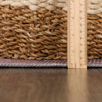 Taber Burnt Orange Area Rug