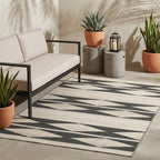Cairo Natural & Black Outdoor Rug