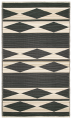 Cairo Natural & Black Outdoor Rug