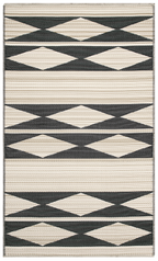 Cairo Natural & Black Outdoor Rug