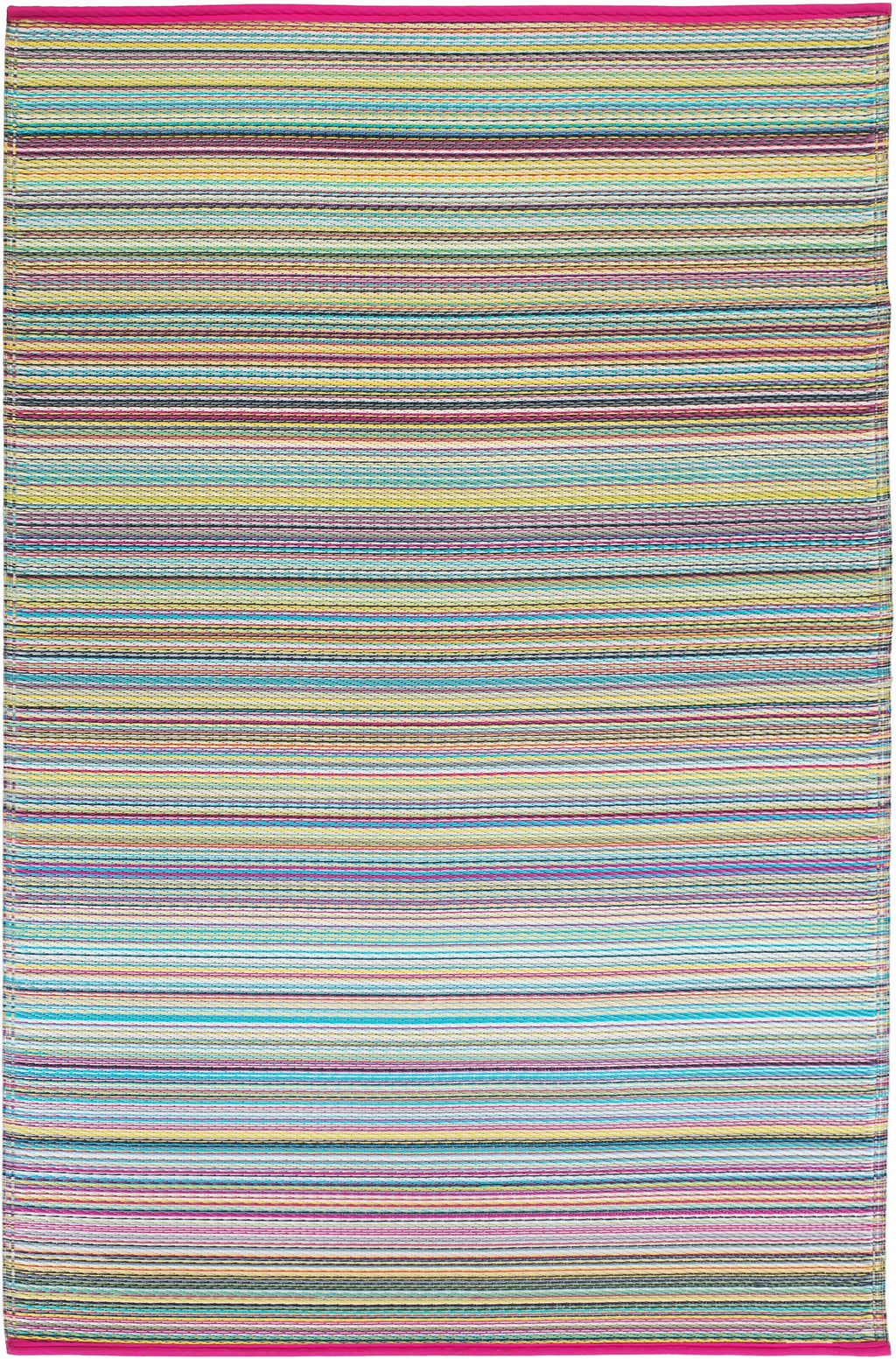 Cancun Candy Outdoor Rug | Bright & Colorful Stripe Design