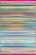 Cancun Candy Outdoor Rug | Bright & Colorful Stripe Design