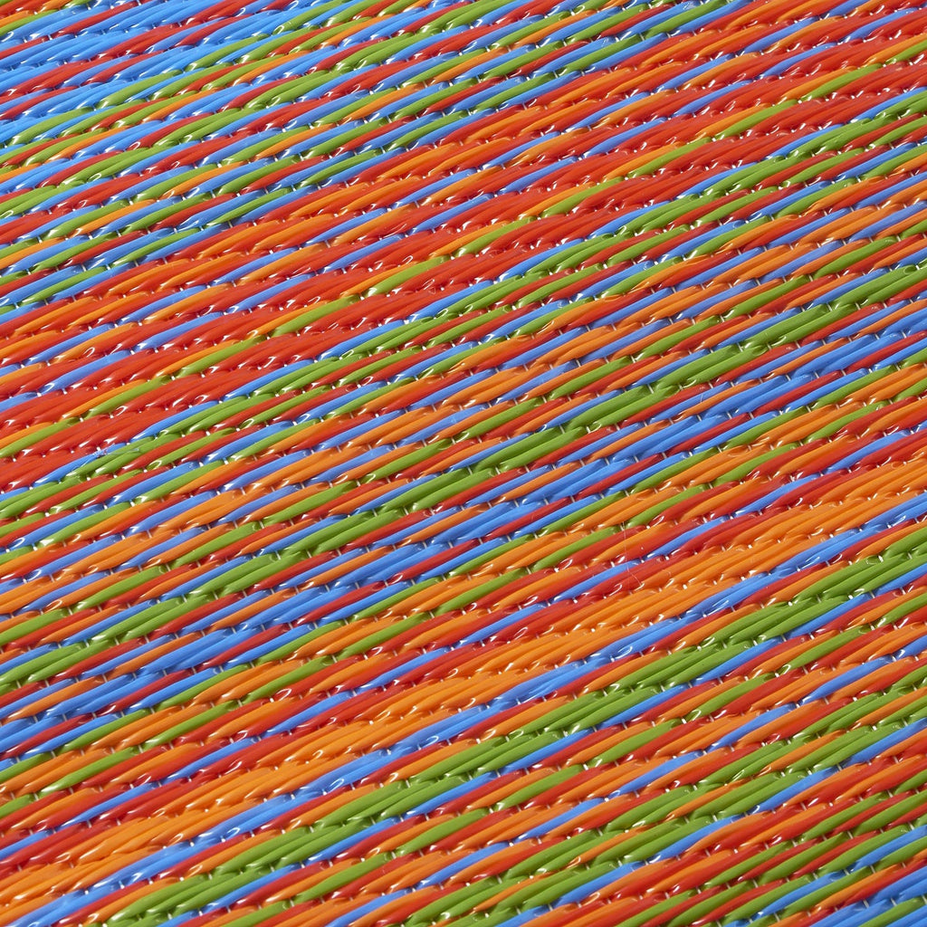 Cancun Outdoor Rug | Modern Striped Multicolor Design