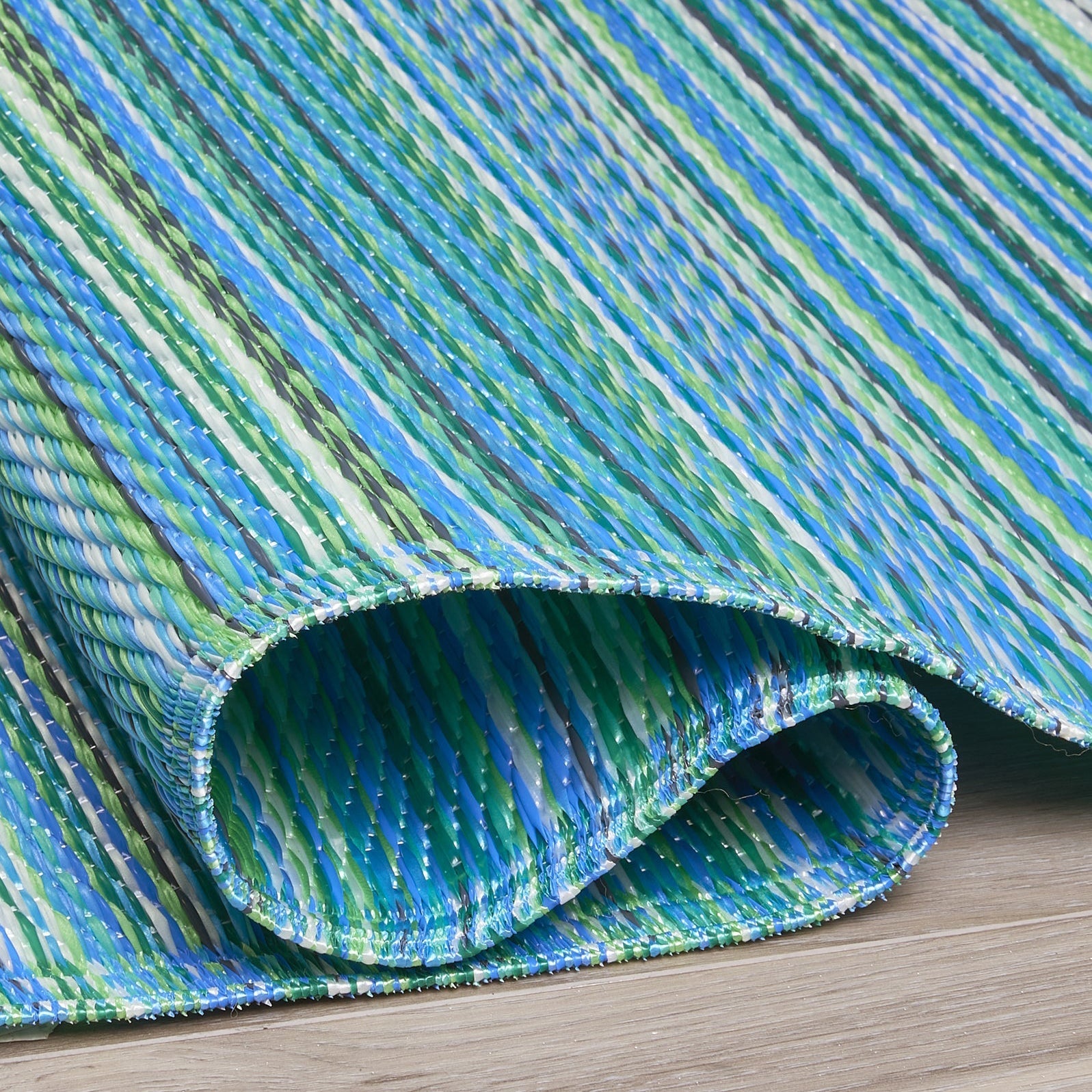 Cancun Outdoor Rug | Modern Striped Multicolor Design