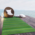 Cancun - Green Outdoor Rug for Patio