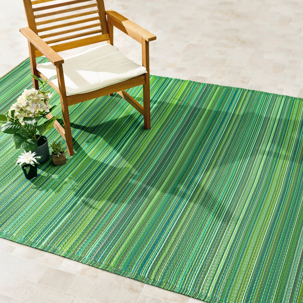 Cancun Outdoor Rug | Modern Striped Multicolor Design