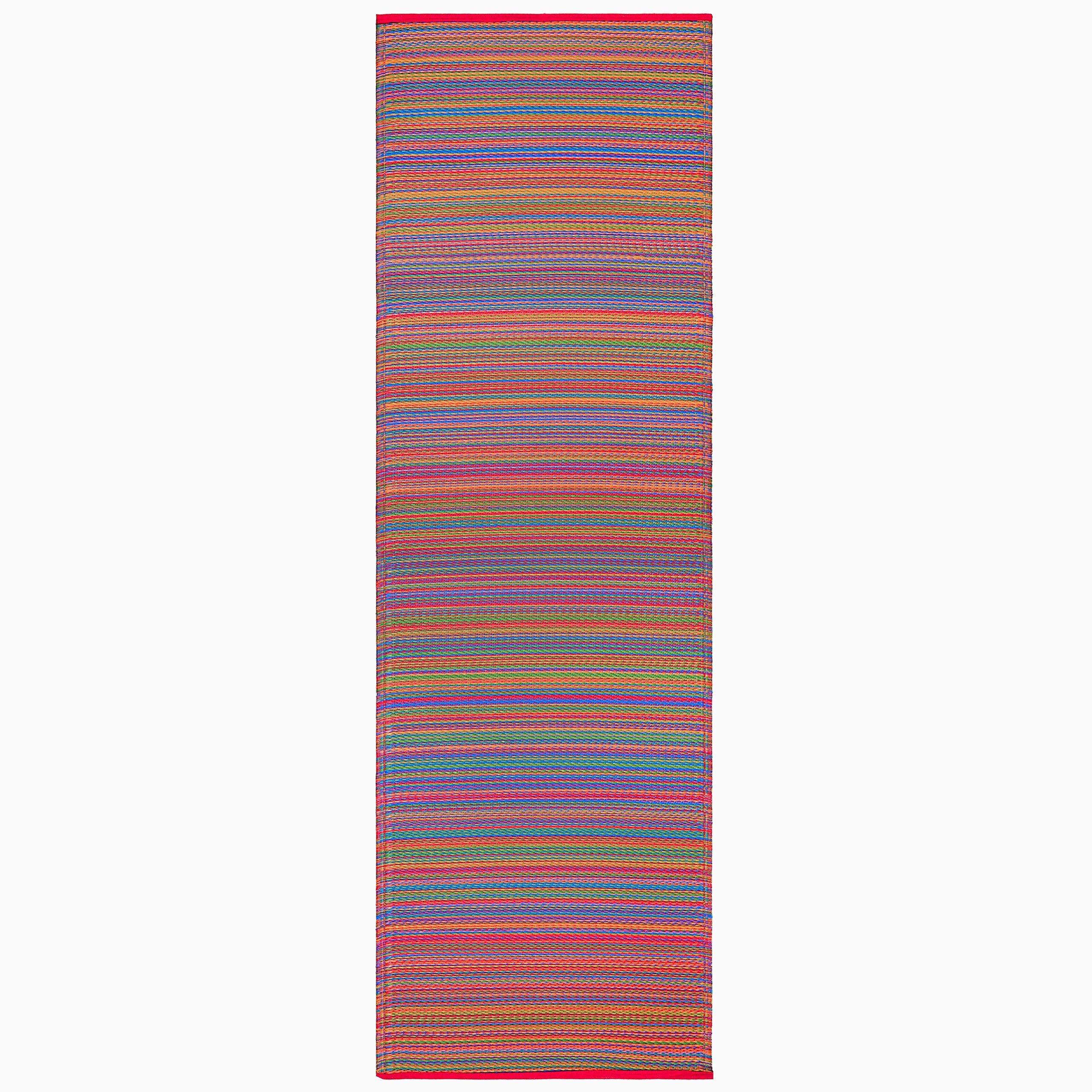 Cancun Outdoor Rug | Modern Striped Multicolor Design