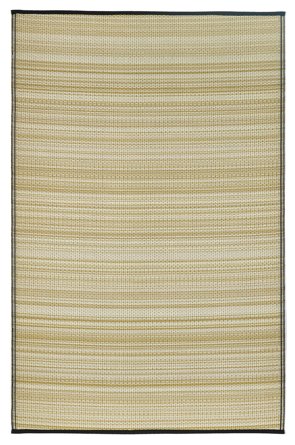 Cancun Shadow Sand & Black Outdoor Rug | Double-Sided Neutral Design