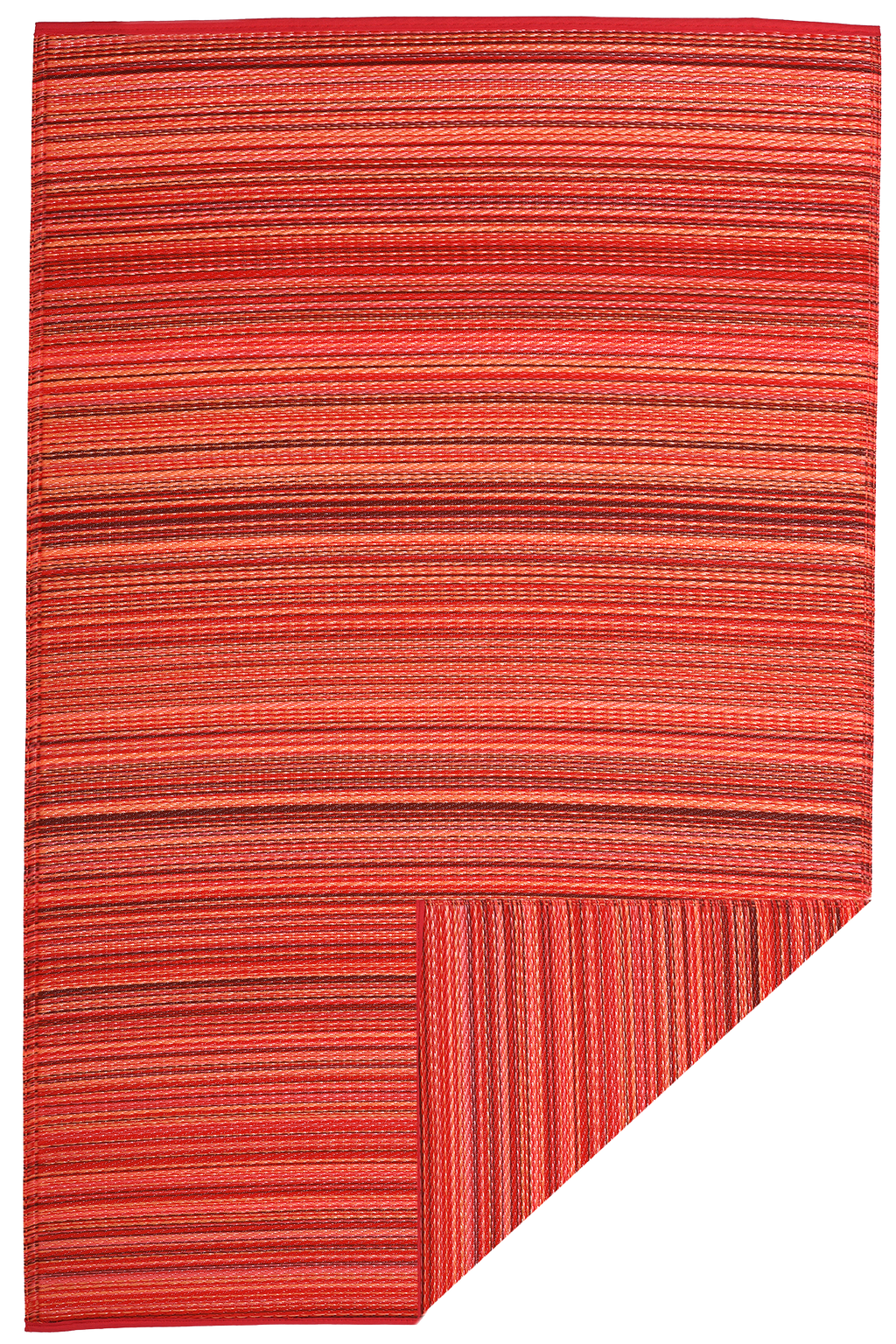 Cancun Sunset Outdoor Rug | Striped Sunset Design