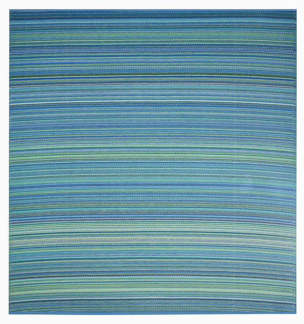 Cancun Outdoor Rug | Modern Striped Multicolor Design