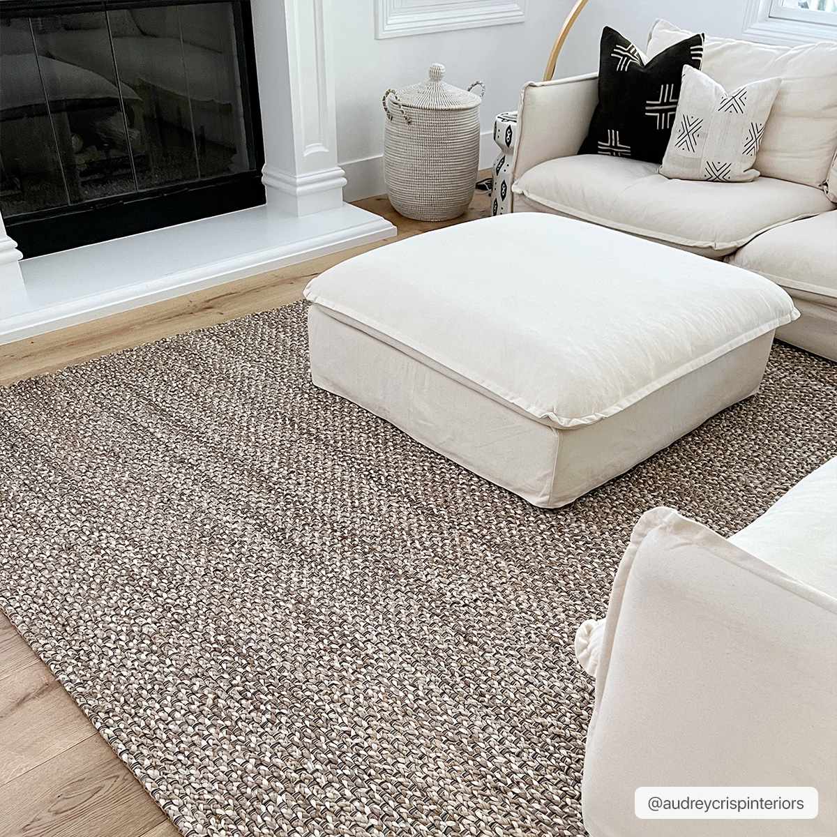 Caspar Hand Woven Jute Area Rug