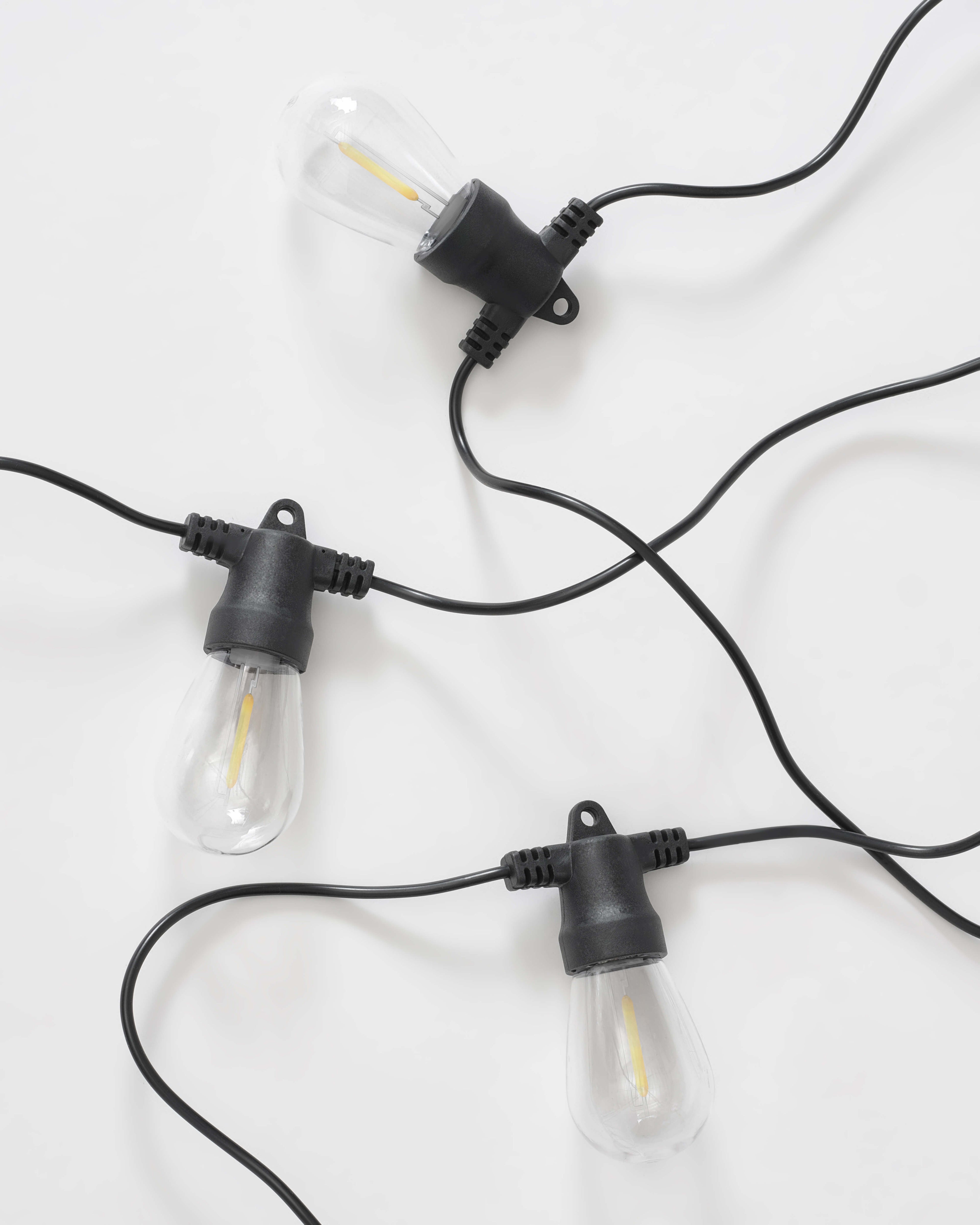 Ambience Pro Solar String Lights | Vintage Edison-Style Patio Lights