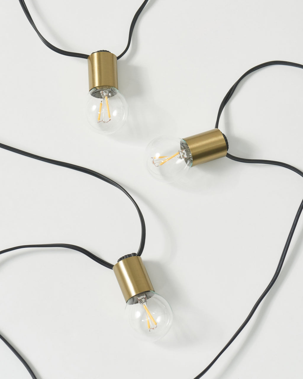 Glow Globe Plug-in String Lights | Nostalgic Edison Globe Bulbs