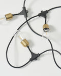 Glow Solar Hanging String Lights | Commercial-Grade WeatherTite Cable LED