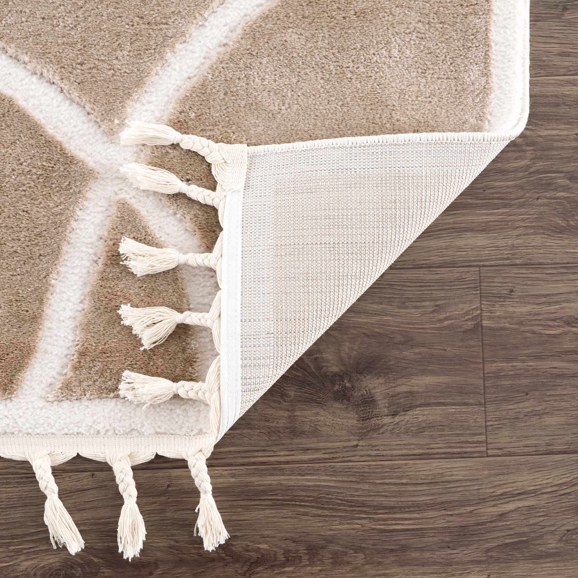 Azana Cream Area Rug | Modern Minimalist Line Design