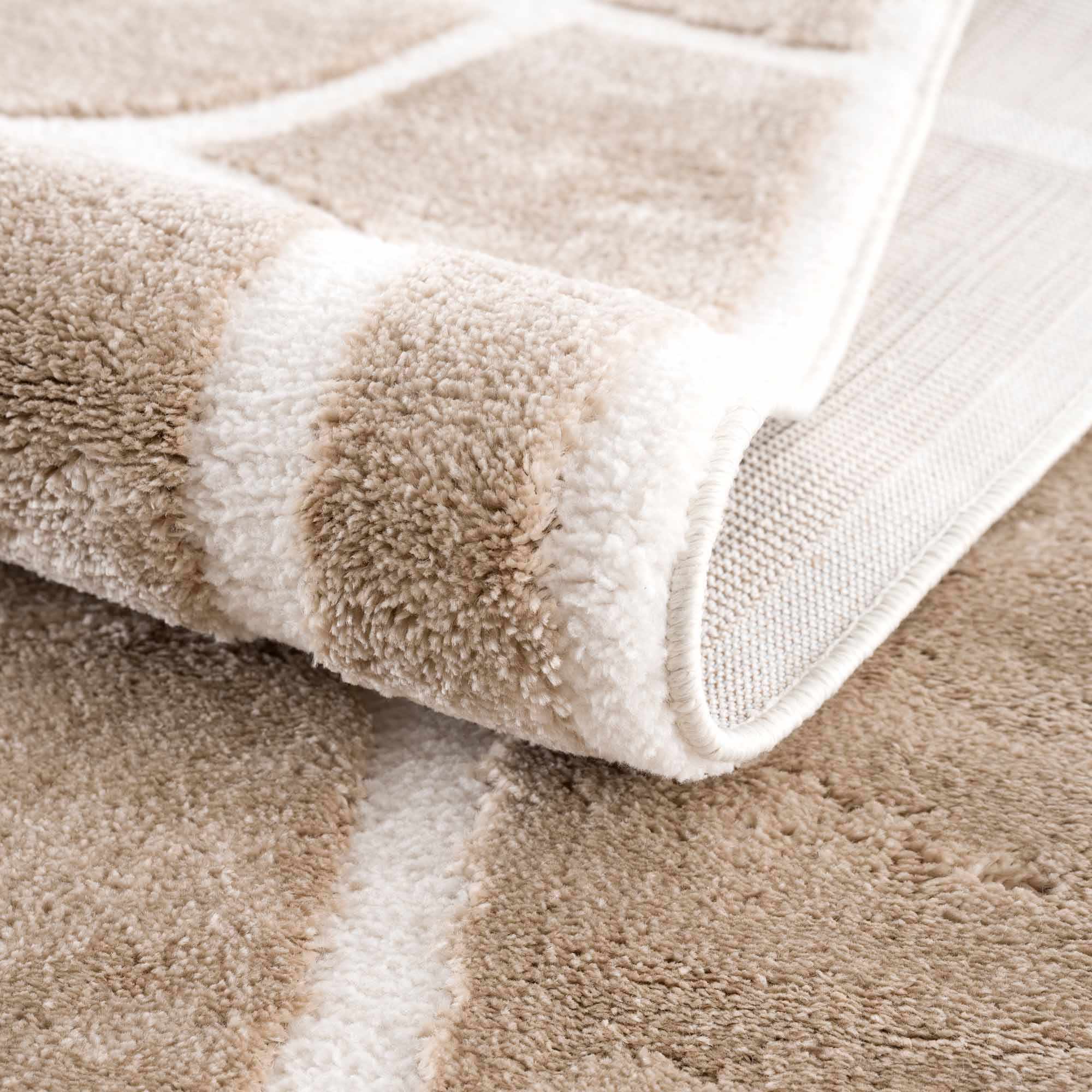 Azana Cream Area Rug | Modern Minimalist Line Design