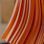 Pleat Lamp | Sculptural Pleated Table Lamp