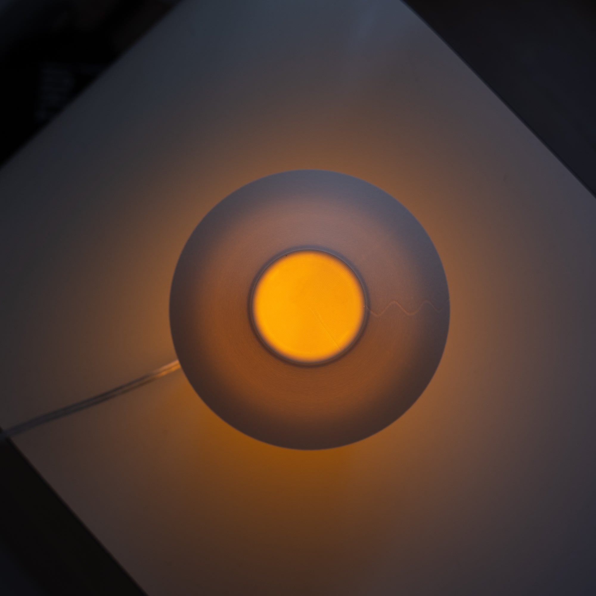 Scoop Lamp | 3D Printed Ceramic-Inspired Designer Table Lamp – Analuisa Corrigan x Wooj Design