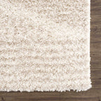 Trunding Light Beige Plush Area Rug
