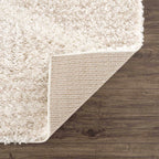 Trunding Light Beige Plush Area Rug