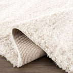 Trunding Light Beige Plush Area Rug