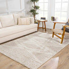 Trunding Light Beige Plush Area Rug