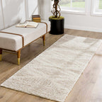 Trunding Light Beige Plush Area Rug