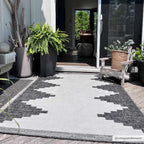Djugun Dark Indoor/Outdoor Area Rug