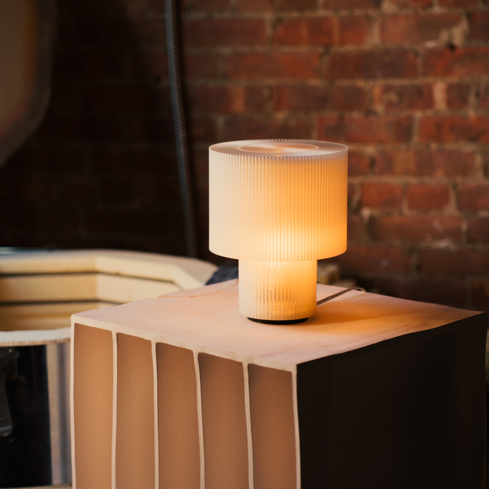 Drum Lamp | Designer Table Lamp – Christopher Merchant x Wooj Design