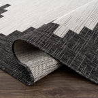 Djugun Dark Indoor/Outdoor Area Rug