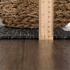 Djugun Dark Indoor/Outdoor Area Rug
