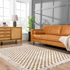 Leryn Checkered Area Rug