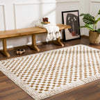 Leryn Checkered Area Rug
