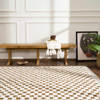 Leryn Checkered Area Rug