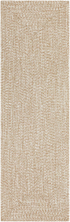 Flaxville Braided Faux Jute Outdoor Rug