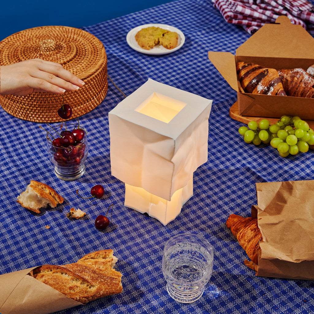 Farolito Lamp | Paper Lantern-Inspired Table Lamp | Wooj Design