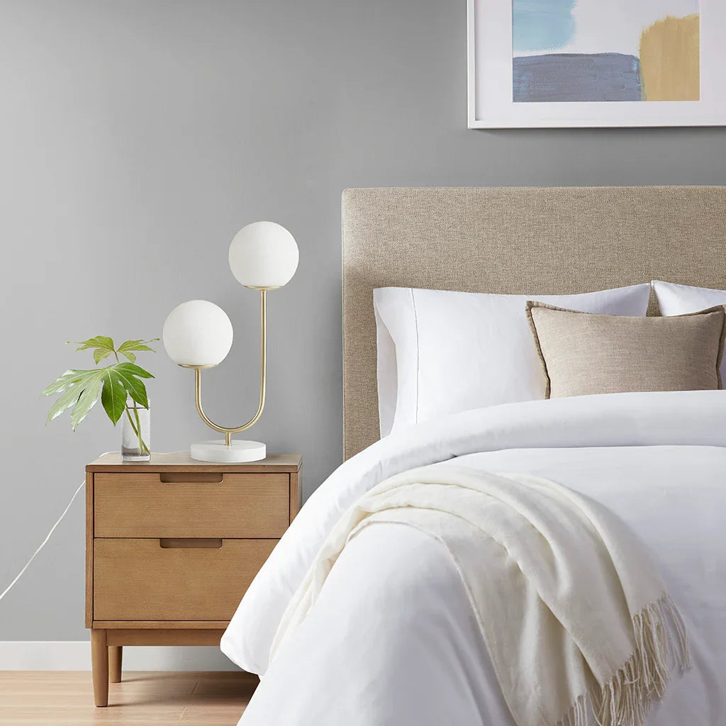Twin Globe Table Lamp
