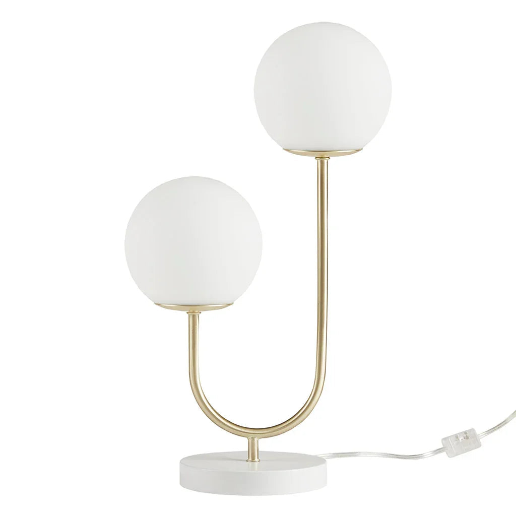 Twin Globe Table Lamp