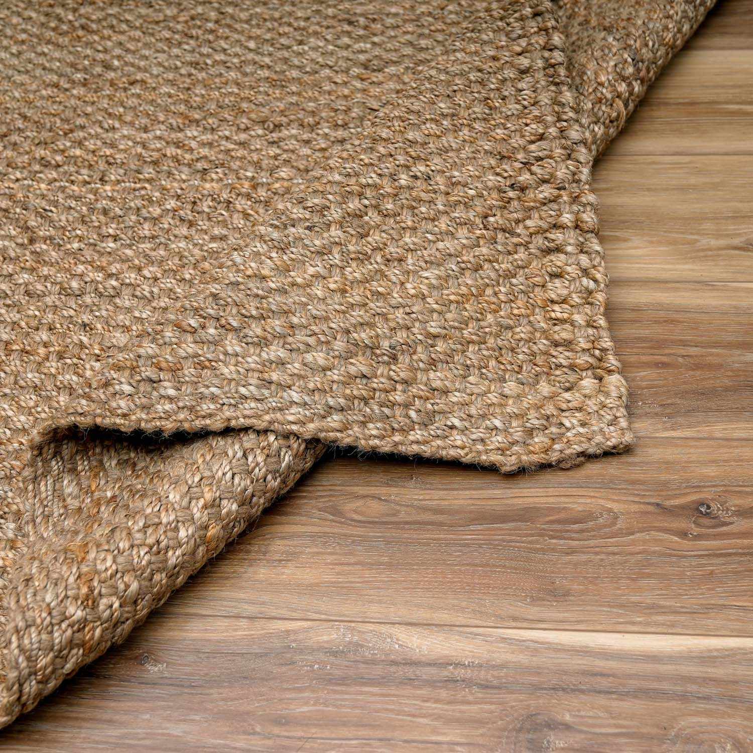 Herndon Braided Jute Rug | Natural Handwoven Jute Area Rug – Boutique Rugs