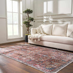 Holi Burgundy Area Rug